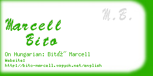 marcell bito business card